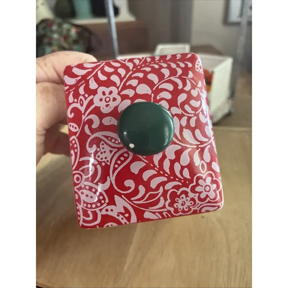 The Pioneer Woman Flea Market Spice Tea Box REPLACEMENT DRAWER ONLY Red Planter